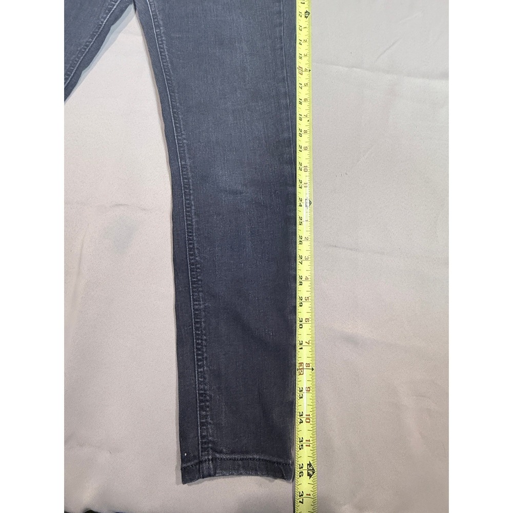 Express Womens Jeans 10R Black Skinny Mid Rise Stretch Denim 027200312 - Picture 8 of 13